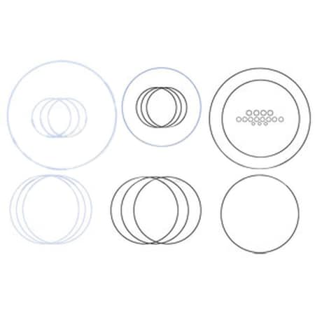 Aftermarket Seal Kit-Clutch Repair Fits Case-IH: 2590, 3294, 3394, 4690, 4890 A46286